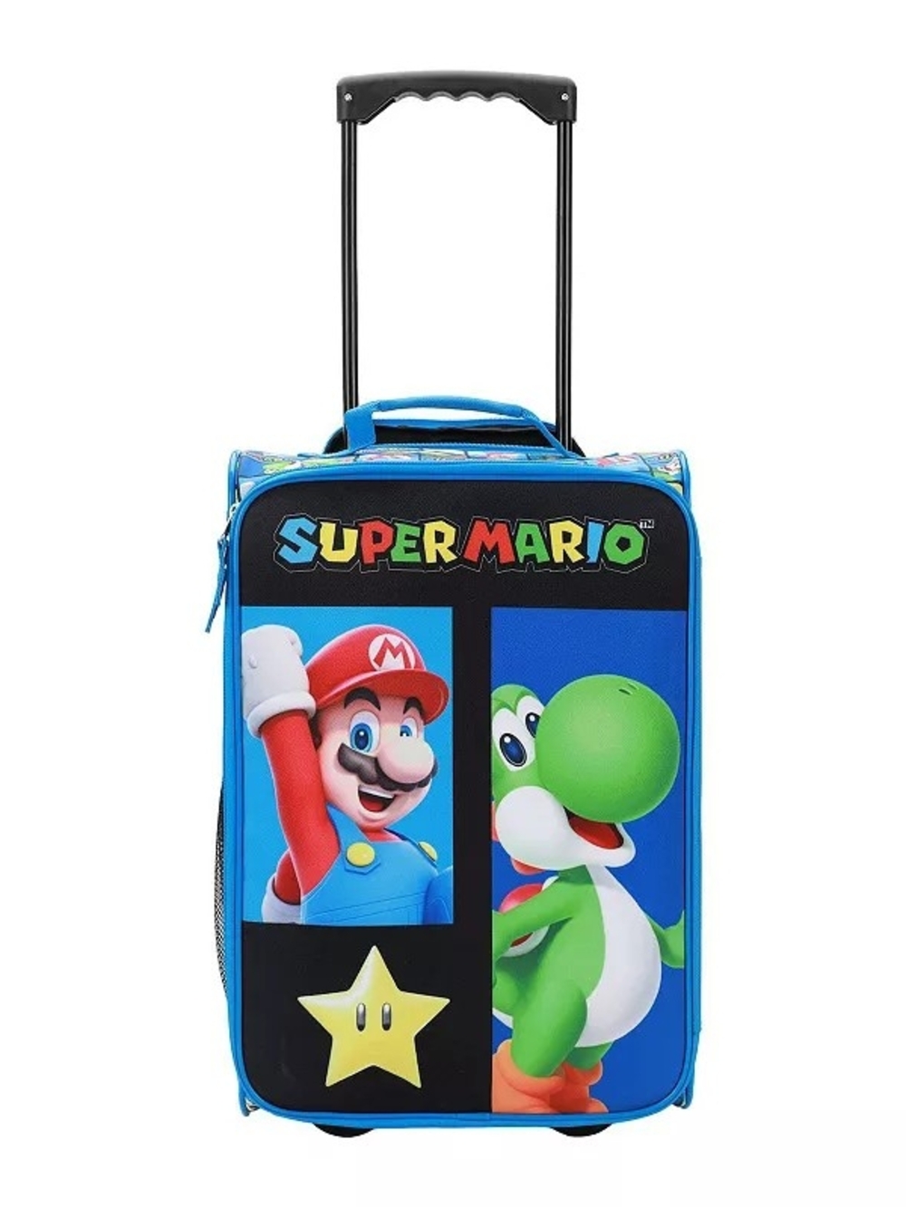 SUPER MARIO - MARIO & YOSHI 18” LUGGAGE BAG WITH WHEELS